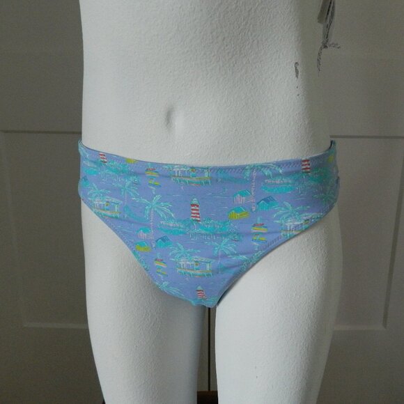 NWT Vineyard Vines Bahamas Scene Reversible 2 Pc Bikini sz Top M/Bottom L $135 - Picture 5 of 8